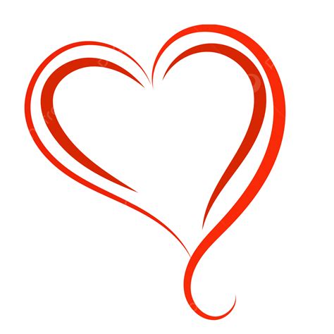 Logotipo Del Corazón Vector Png Corazón Rojo Imágenes Prediseñadas