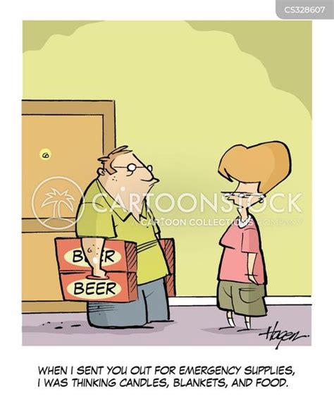 Emergency Supplies Cartoons And Comics Funny Pictures From Cartoonstock
