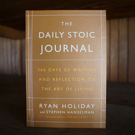 The Daily Stoic Journal Signed Edition Daily Stoic Store