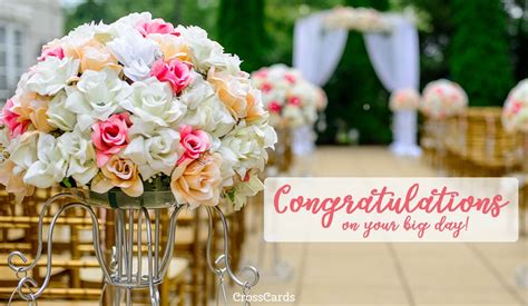 Choose christian invitation cards which make by variety of quality paper with keeping in mind christian tradition as well as values of christian religion. Free Congratulations on Your Big Day! eCard - eMail Free ...
