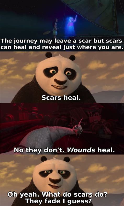 Scars Heal From Moana And Kungfu Panda 2 Panda Movies Heal Scars