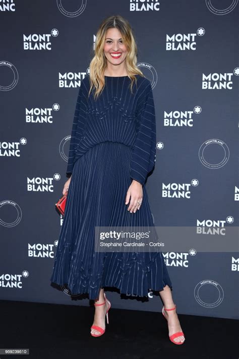 Actress Sveva Alviti Attends As Montblanc Launch New Collection And News Photo Getty Images