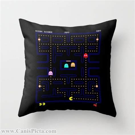 Vintage Video Game Throw Pillow Cushion 16x16 Graphic Etsy Video