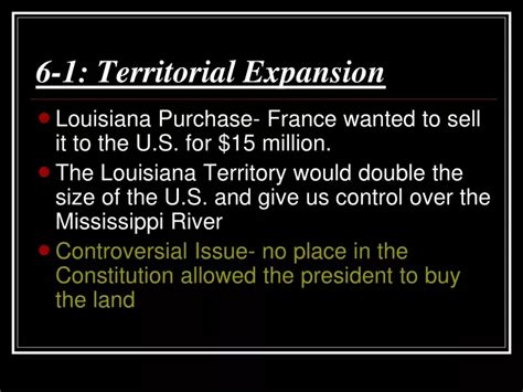 Ppt 6 1 Territorial Expansion Powerpoint Presentation Free Download