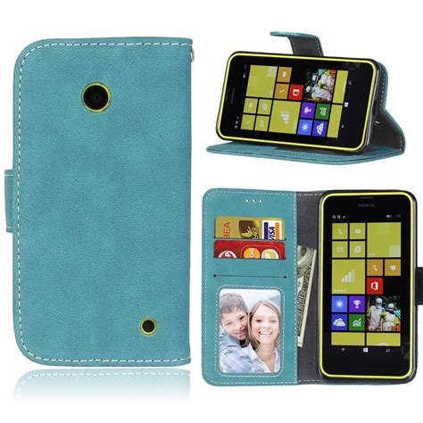 New Pu Leather Flip Cases For Microsoft Nokia Lumia 630 Cover Wallet