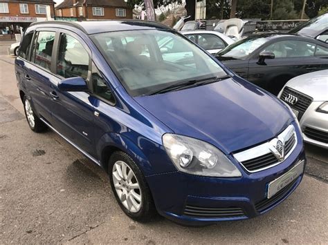 200606 Vauxhall Zafira 16i 16v Club 7 Seater Metallic Bluelow Mileagelong Mot Drives Well