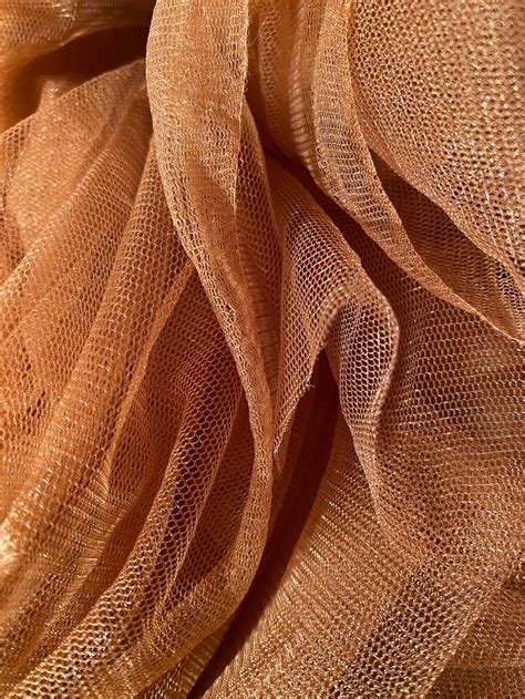 Brown Nude Color Tulle Netting Fabric Skin Flesh Color Tulle Etsy