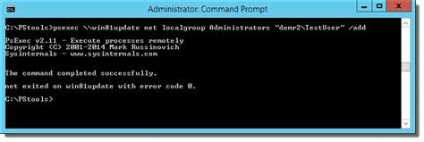Add A User To The Local Administrators Group On A Remote Computer 4sysops