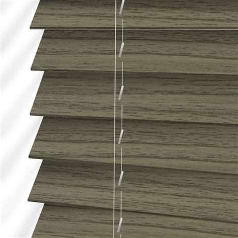 The Shire Faux Wood Venetian Blinds In Fluid Pewter Just Blinds