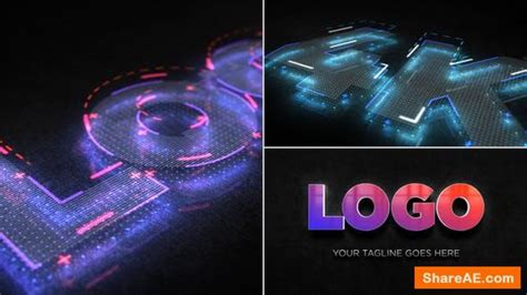 Videohive Digital 3d Logo Reveal Free After Effects Templates After