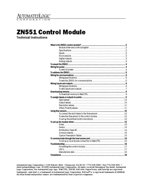 Zn551 Manual Pdf Relay Sensor