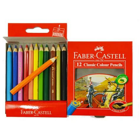 Jual Fabercastell 12 Classic Colour Pencils Short 12 Warna Pensil Warna