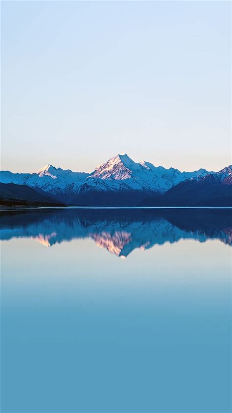 Mountain Lake Beautiful Nature Blue Sky Iphone 8 Wallpapers Free Download