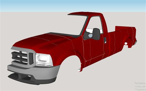 Ford F 350 Superduty 1999 Body 3d Model 3d Printable Cgtrader