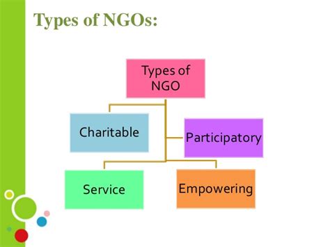 Types Of Ngos Ngo Registration