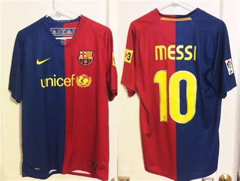 Lionel Messi Barcelona 2008 2009 Barcelona Shirt Messi Shirt