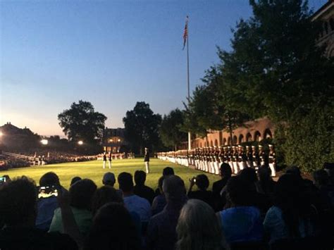 The Evening Parade At Marine Barracks 8th And I Picture Of Marine