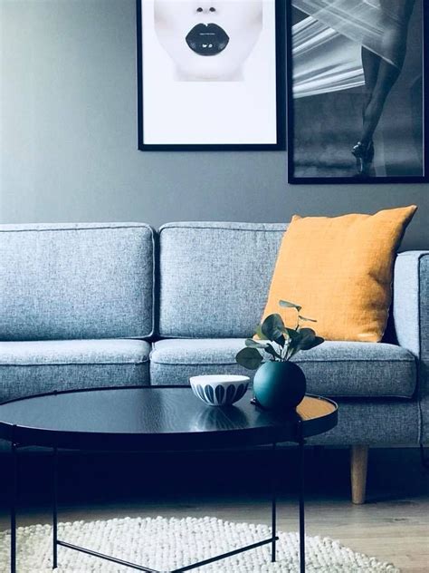Grey Monochromatic Living Room Minimalist Design Living Room Grey