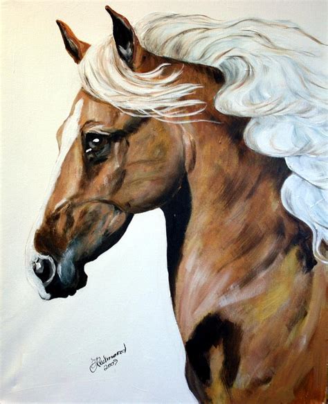 Sunlight The Palomino Painting By BJ Redmond Fine Art America