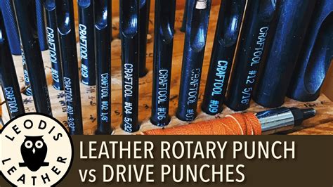 Leather Rotary Punch Vs Drive Punches 4k Youtube