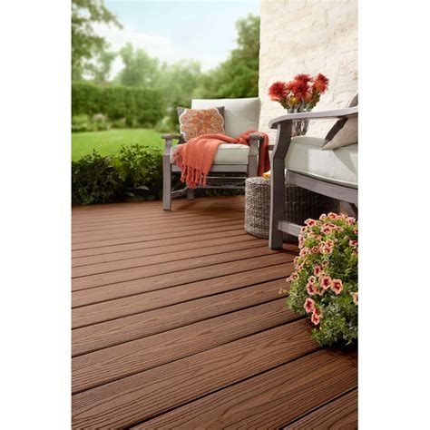 Fiberon Good Life 1 In X 5 In X 20 Ft Bungalow Composite Deck Board At