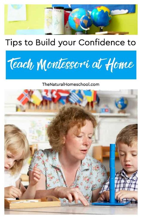 Tips To Build Your Confidence To Teach Montessori At Home The Natural