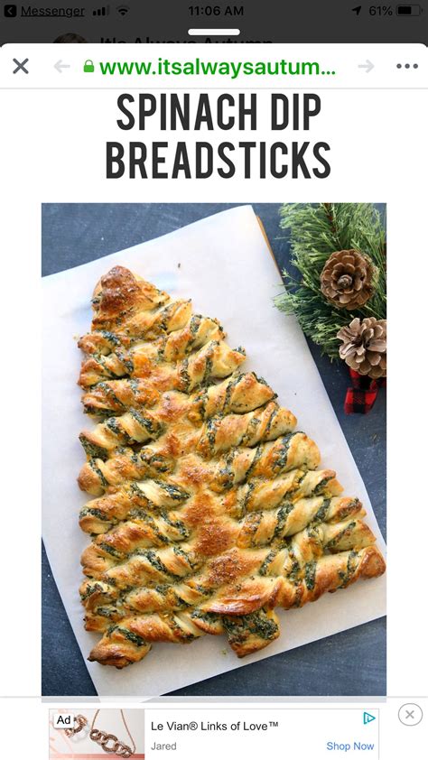 Spinach artichoke dip + flaky puff pastry + festive af design = a christmas masterpiece. Spinach dip christmas tree | Appetizer recipes, Food, Recipes