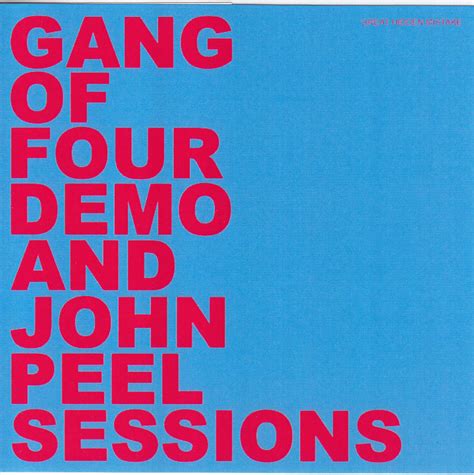 Gang Of Four Demo And John Peel Sessions 1cdr Giginjapan