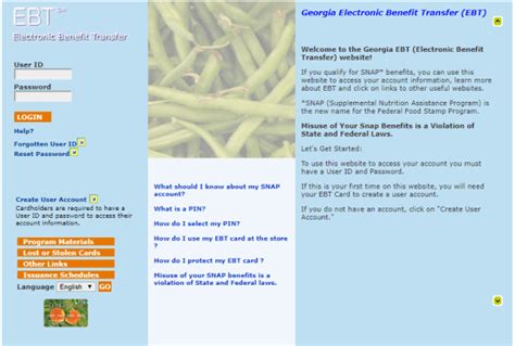 A person's account can only be used with a valid ebt card and personal identification number (pin). Number to check Georgia food stamp balance - Georgia Food Stamps Help