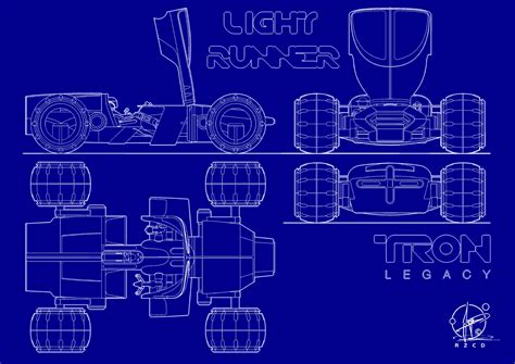 Tron Light Runner Blueprint By Paul Muad Dib On Deviantart