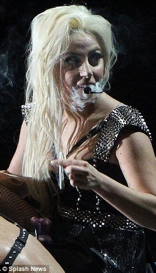 Lady Gaga Smoking Cannabis On Stage Are There No Depths She Wont Sink