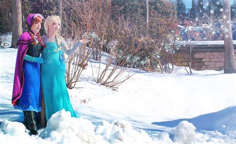 Anna And Elsa Frozen Halloween Costumes For Women
