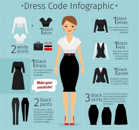 Business Woman Clothes Infographics By Stock Smart Start On