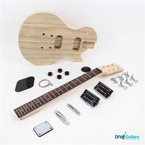 Amazon's choicefor diy guitar kit. Les Paul Style Guitar Kit - Paulownia - DIY Guitars