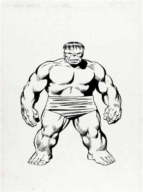 Official Handbook Of The Marvel Universe 5 Hulk Illustration 1986
