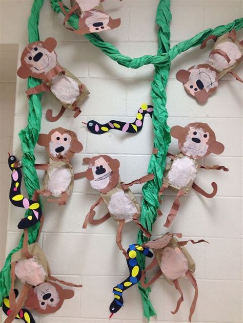 Could We Tweak This For A Lemur Monkey Crafts Rainforest Crafts