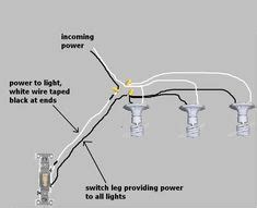 Wiring multiple lights to one switch diagram, to wire multiple lights to one switch. wiring diagram for multiple lights on one switch | Power Coming In At Switch - With 2 Lights In ...