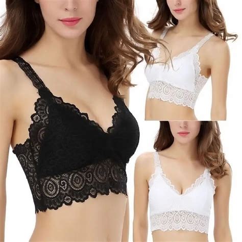 Sexy Casual Newly Women Ladies Intimates Tanks Bras 2 Style One Size Lace Floral Solid Cotton