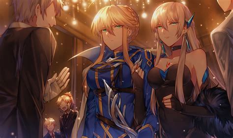 Artoria Pendragon Mordred Mordred Artoria Pendragon Morgan Le Fay