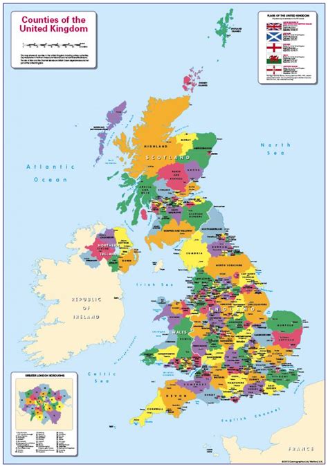 Click on above map to view higher resolution image. Children's Counties map of the United Kingdom - £19.99 ...