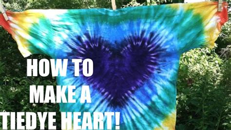 Tie Dye Heart Tutorial Tie Dye Patterns Diy Tie Dye Diy Diy Tie Dye