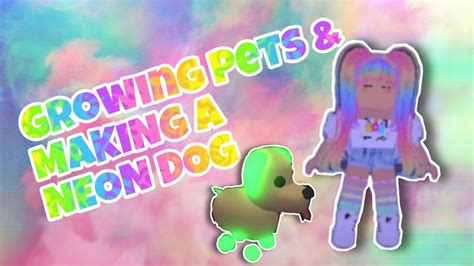 Growing Pets And Making Neon Dog 🐶 Youtube