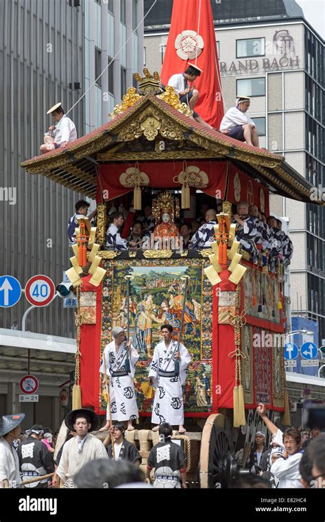 Japan Kyoto Gion Matsuri Festival Hoko Parade Float Stock Photo Alamy