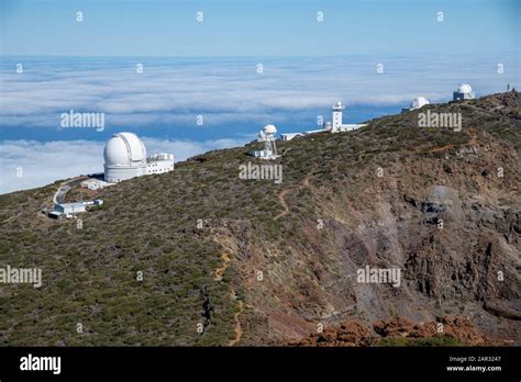 Roque De Los Muchachos Observatory On La Palma Canary Island Spain