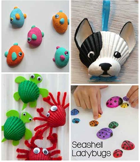 Adorable Seashell Craft Ideas For Kids