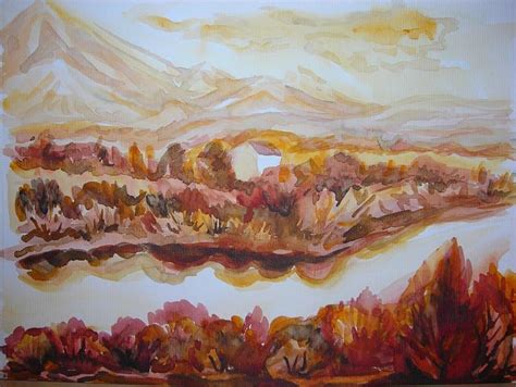 Paradise Valley Painting By Anna Duyunova Fine Art America