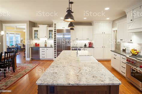 Welcome to our open concept kitchens design gallery. Open Concept Kitchen And Dining Room With Marble Center ...