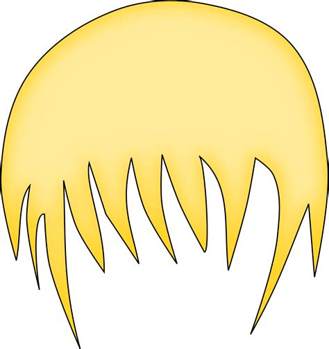 Clipart Anime Hair 4