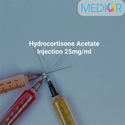 Hydrocortisone Acetate Injection 25mg Ml Pharmint