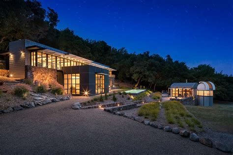 Dramatic Luxury Home In Sonoma Features Private Observatory For Stargazing